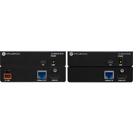 Atlona 4K UHD HDMI HDBaseT TX RX PoE, ATUHDEX70KIT AT-UHD-EX-70-KIT